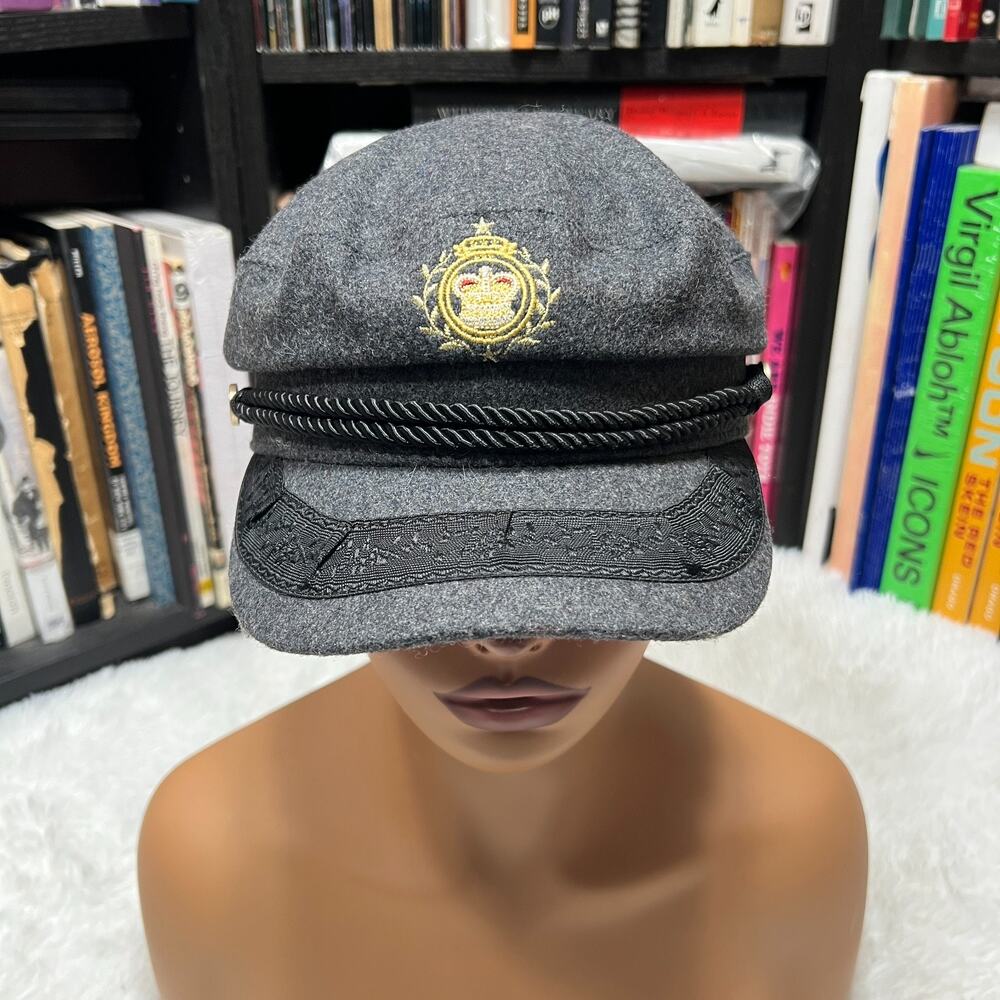 FREE PEOPLE PREP WOOL CADET CAP / HAT - Picture 3 of 7